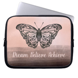Butterfly Dream Believe te bereiken Laptop Sleeve