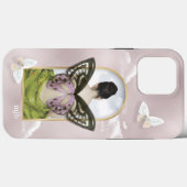 Butterfly Dream Fantasy Collage met Monogram Case-Mate iPhone Case (Achterkant (horizontaal))