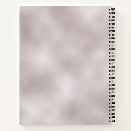 Butterfly Dream Fantasy Collage met Monogram Notitieboek (Achterkant)