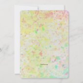 Butterfly Dream Photo Invitation Kaart (Achterkant)