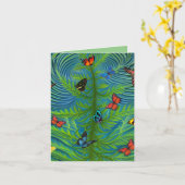 Butterfly Dream Summer Garden Kaart (Gele Bloem)