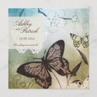Butterfly Dream Wedding Kaart