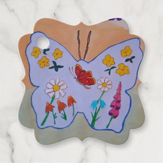 Butterfly Dreaming Bedankjes Labels (Voorkant)