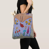Butterfly Dreaming Canvas tas (Dichtbij)