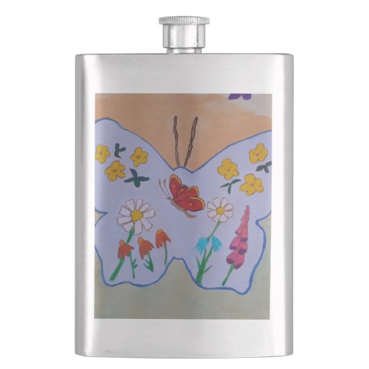 Butterfly Dreaming Classic Flask Flacon (Voorkant)