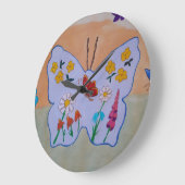 Butterfly Dreaming Clock Grote Klok (Hoek)