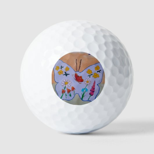 Butterfly Dreaming Golfballen (Voorkant)