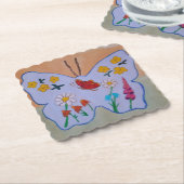 Butterfly Dreaming Kartonnen Onderzetters (Gebogen)