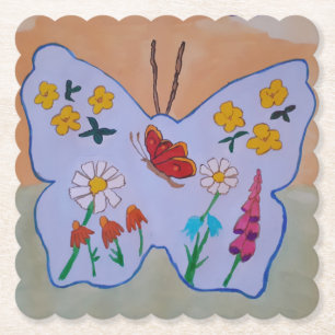 Butterfly Dreaming Kartonnen Onderzetters
