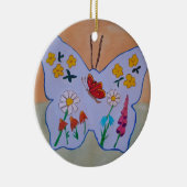 Butterfly Dreaming Keramisch Ornament (Rechts)