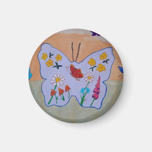 Butterfly Dreaming Magnet (Voorkant)