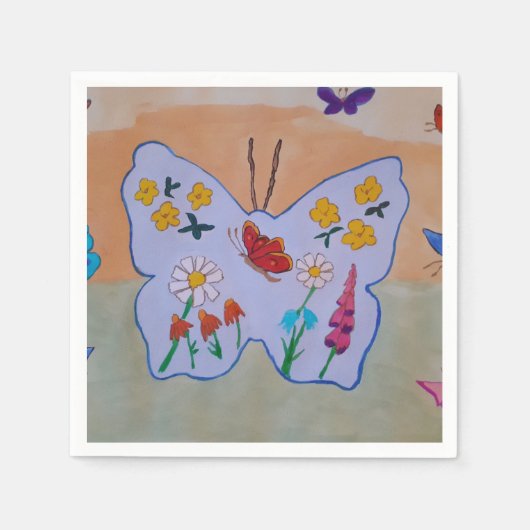 Butterfly Dreaming Servet (Voorkant)