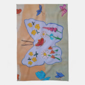 Butterfly Dreaming Tea Towel Theedoek (Verticaal)