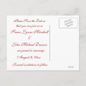 Butterfly Dreams Aankondigingskaart (Achterkant)