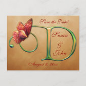 Butterfly Dreams Aankondigingskaart (Voorkant)