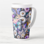 Butterfly Dreams Bloemen Latte Mok (Rechterhoek)