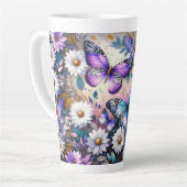 Butterfly Dreams Bloemen Latte Mok (Linkerhoek)