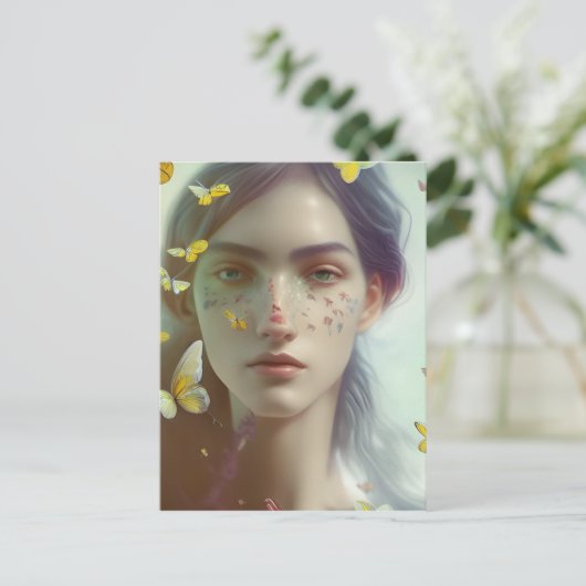 Butterfly Dreams Briefkaart (Staand voorkant)