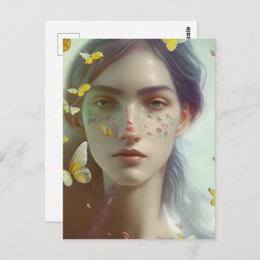Butterfly Dreams Briefkaart (Voorkant / Achterkant)