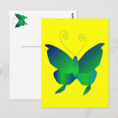 Butterfly Dreams Briefkaart (Voorkant / Achterkant)