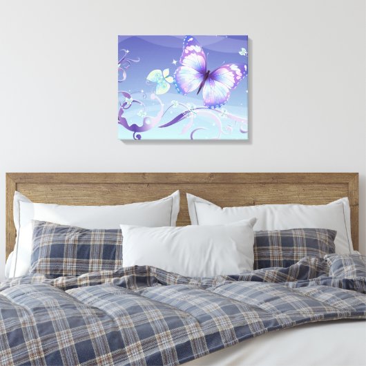 Butterfly Dreams Canvas (Insitu (Slaapkamer))