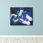 Butterfly Dreams Canvas Afdruk (Insitu (Houten vloer))