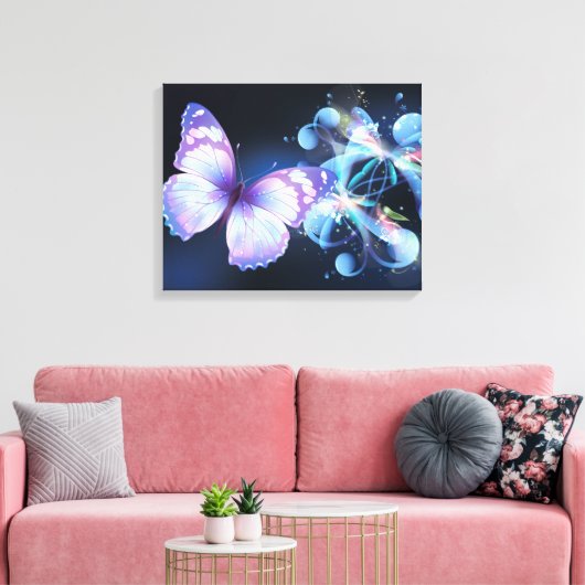 Butterfly Dreams Canvas Afdruk (Insitu (Woonkamer))