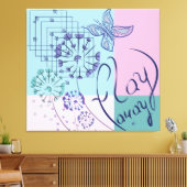 Butterfly Dreams Canvas Afdruk (Insitu (Woonkamer))