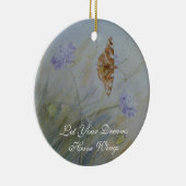 Butterfly Dreams Ceramic Wall Plaque Keramisch Ornament (Rechts)