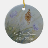 Butterfly Dreams Ceramic Wall Plaque Keramisch Ornament (Voorkant)