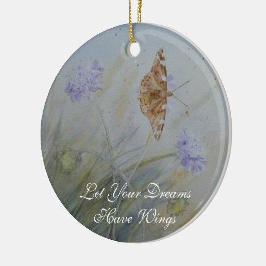 Butterfly Dreams Ceramic Wall Plaque Keramisch Ornament (Links)
