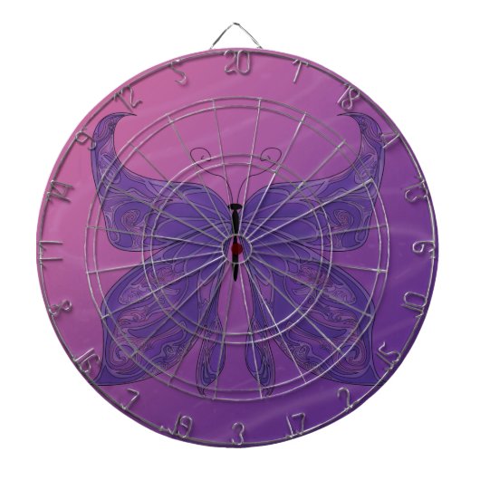 Butterfly Dreams Dartbord (Voorkant)
