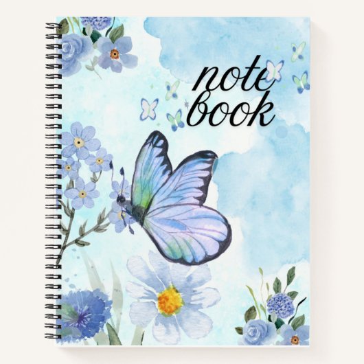 Butterfly Dreams - Esthetische Pastel Notitieboek  (Voorkant)