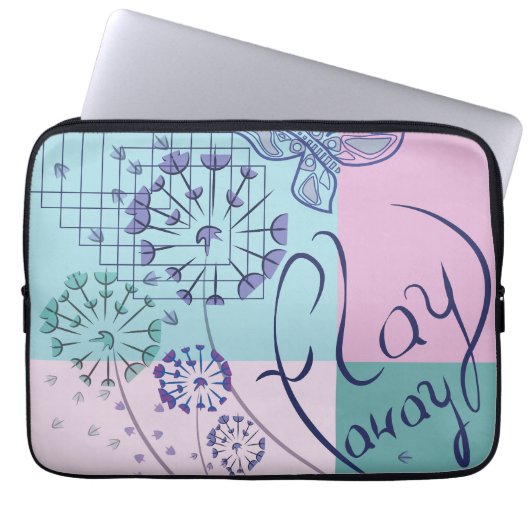 Butterfly Dreams Laptop Sleeve (Voorkant)