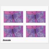Butterfly Dreams Rechthoekige Sticker (Vel)
