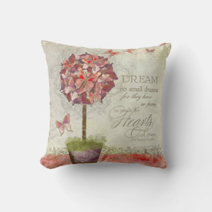 Butterfly Dreams Swirl Tree Inspirerend Chic Kussen