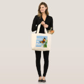 Butterfly (droom tijdens de vlucht) grote tote bag (Voorkant (model))