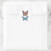 Butterfly Duo Sticker Set - Monarch en Blauw (Tas)