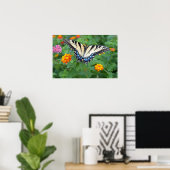 Butterfly - Eastern Tiger Swallowtail Poster (Thuiskantoor)