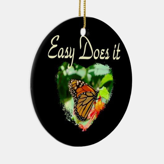 BUTTERFLY EASY DOET HET FOTO KERAMISCH ORNAMENT (Rechts)