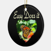 BUTTERFLY EASY DOET HET FOTO KERAMISCH ORNAMENT (Links)