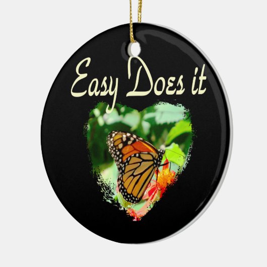 BUTTERFLY EASY DOET HET FOTO KERAMISCH ORNAMENT (Links)