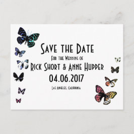 Butterfly Edge, Sla de datum bruiloft Briefkaart