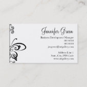 Butterfly Effect Art Visitekaartje (Achterkant)