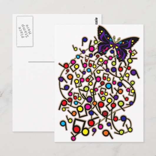 Butterfly_Effect Briefkaart (Voorkant / Achterkant)