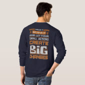 Butterfly Effect Chaos Theory T-shirt (Achterkant volledig)