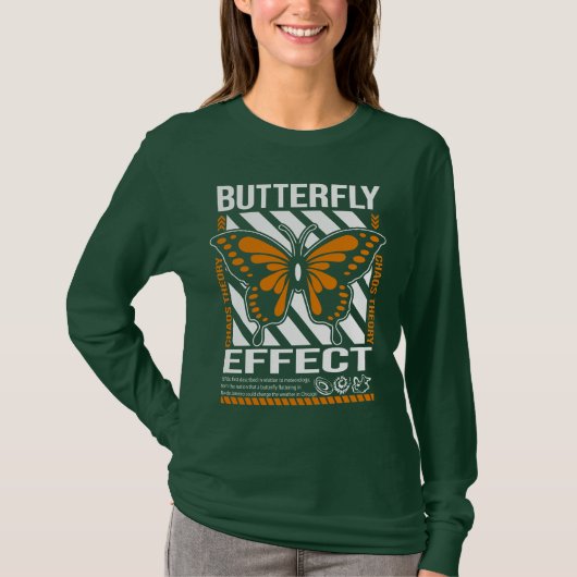 Butterfly Effect Chaos Theory T-shirt (Voorkant)