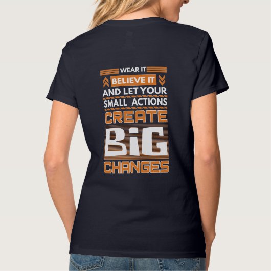 Butterfly Effect Chaos Theory T-shirt (Achterkant)