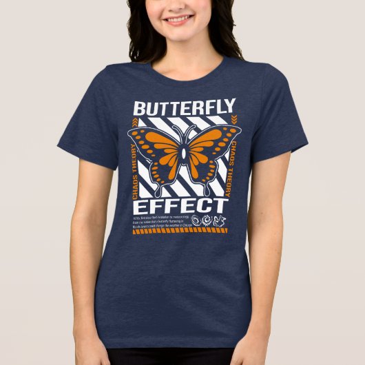 Butterfly Effect Chaos Theory T-shirt (Voorkant)