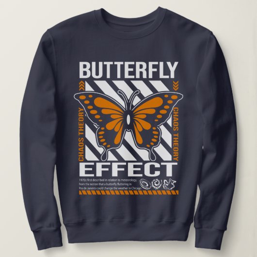 Butterfly Effect Chaos Theory T-shirt (Design voorkant)